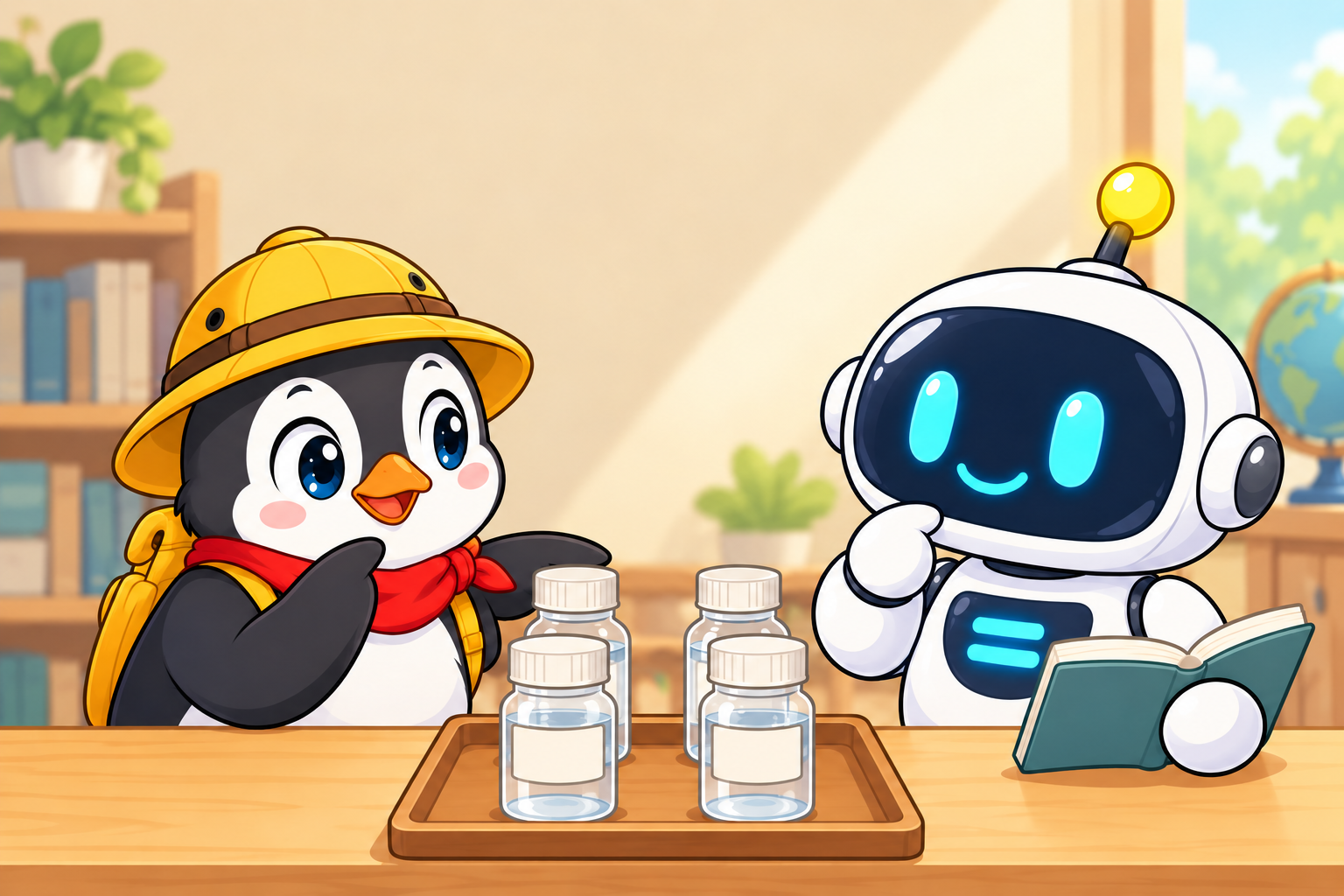 ペンタとイコールが条件や授受を一緒に考える学習場面